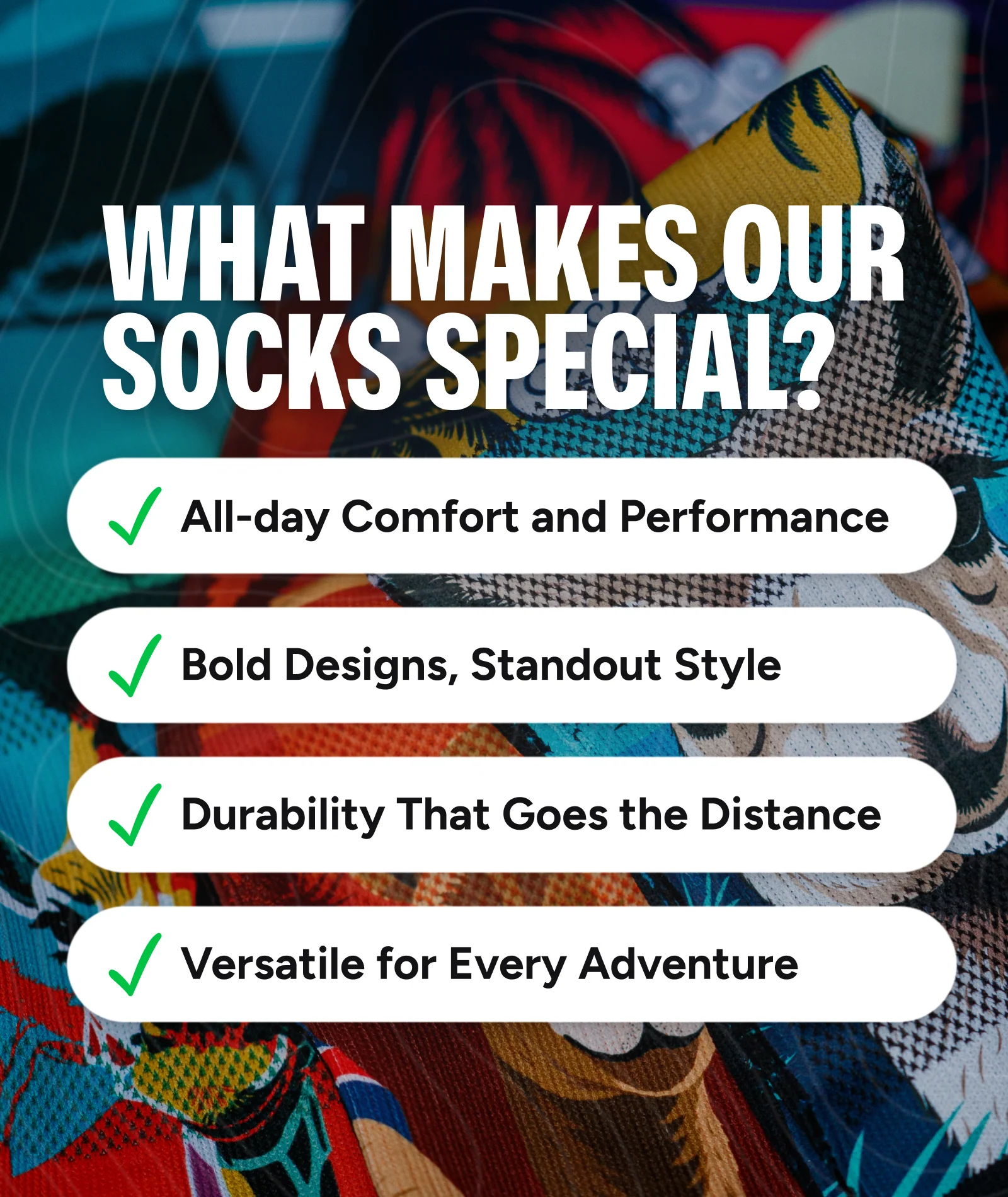 Take A Hike Athletic Crew Socks - Image 3